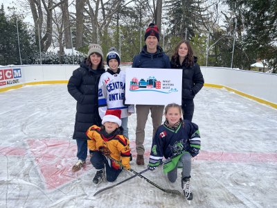Holiday  Appeal  Todd  Family with sign content images